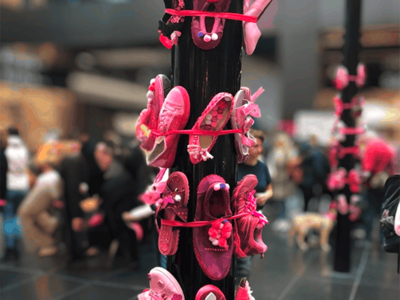 Schuhinstallation