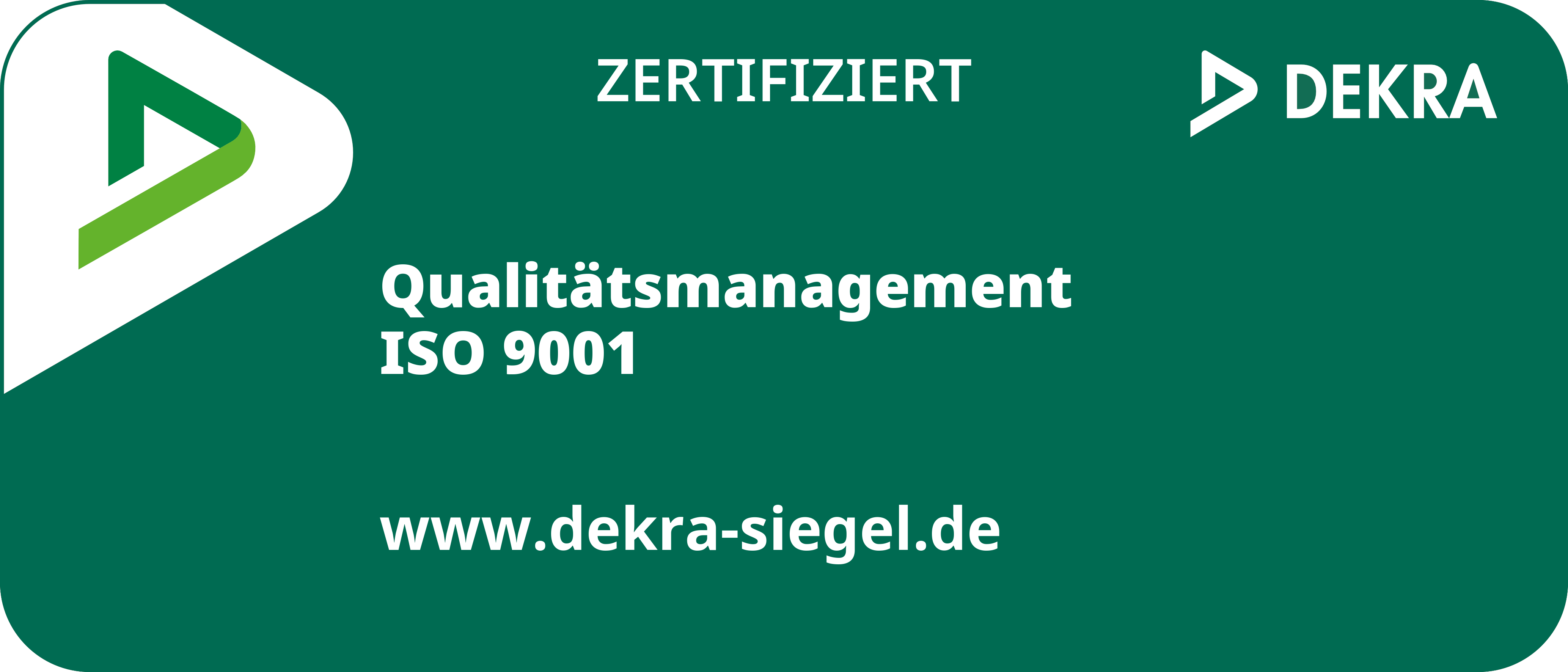 Logo Zertifizierung nach DIN 9001